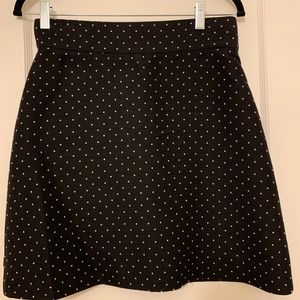 Kate Spade Black Dot Skirt